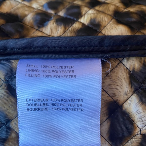 LAUNDRY BY SHELLI SEGAL Quilted JACKET Sz L - Picture 9 of 16